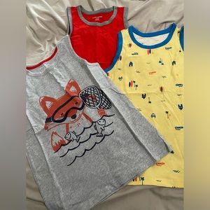 Size 10 Boys. Tank tops. Pack of 3.
